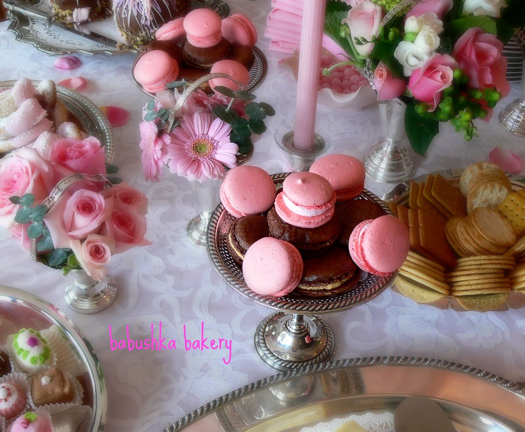 Macarons at Baby Shower