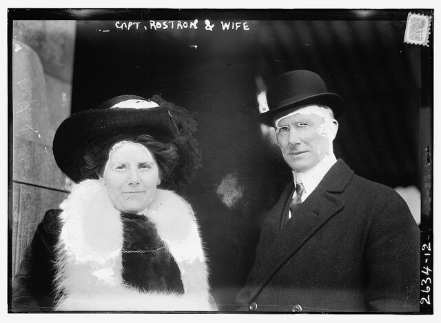 Capt. Rostron and wife  (LOC)