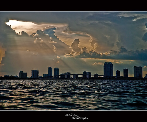 KEY BISCAYNE SUNSET by Hector G Lincz