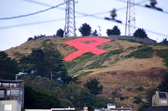 Red Ribbon on the Top of Twin Peaks 2068