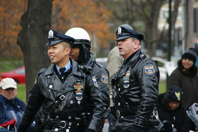 Philadelphia Police at Thanksgiving Day Parade Nov 2008