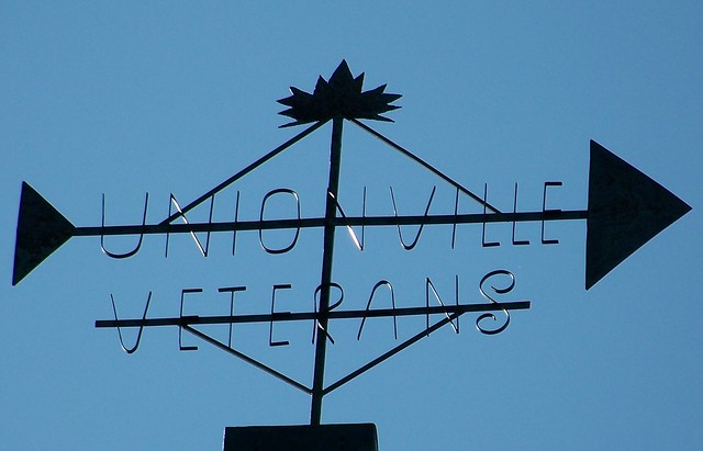 Unionville Veterans weathervane