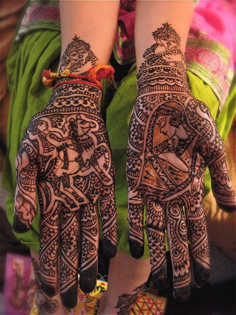 dulha dulhan design with horse