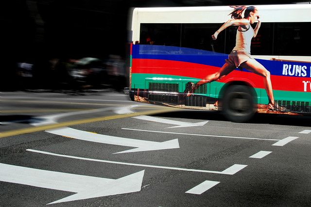 Street Photography - Run ! Run ! Follow the Direction !