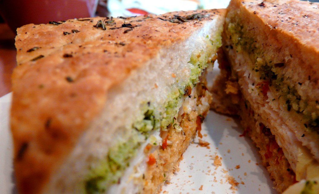 Sandwich Close-up | Turkey Panini at Cafe Luna, on Vashon ...