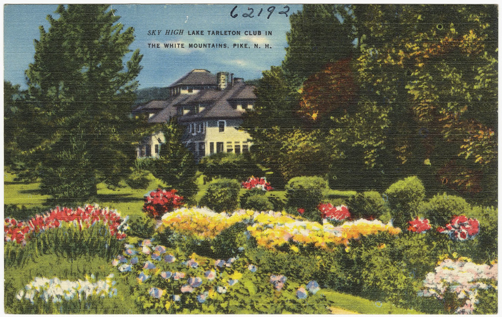 Lake Tarleton Club Pike, NH Postcard