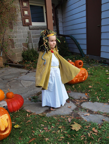Porch Medusa | Clover in her Medusa Hallowe'en costume. | Evan Long ...
