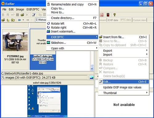 Exifer tutorial: Editing | Exifer tutorial part 1 of 7: Edit… | Flickr