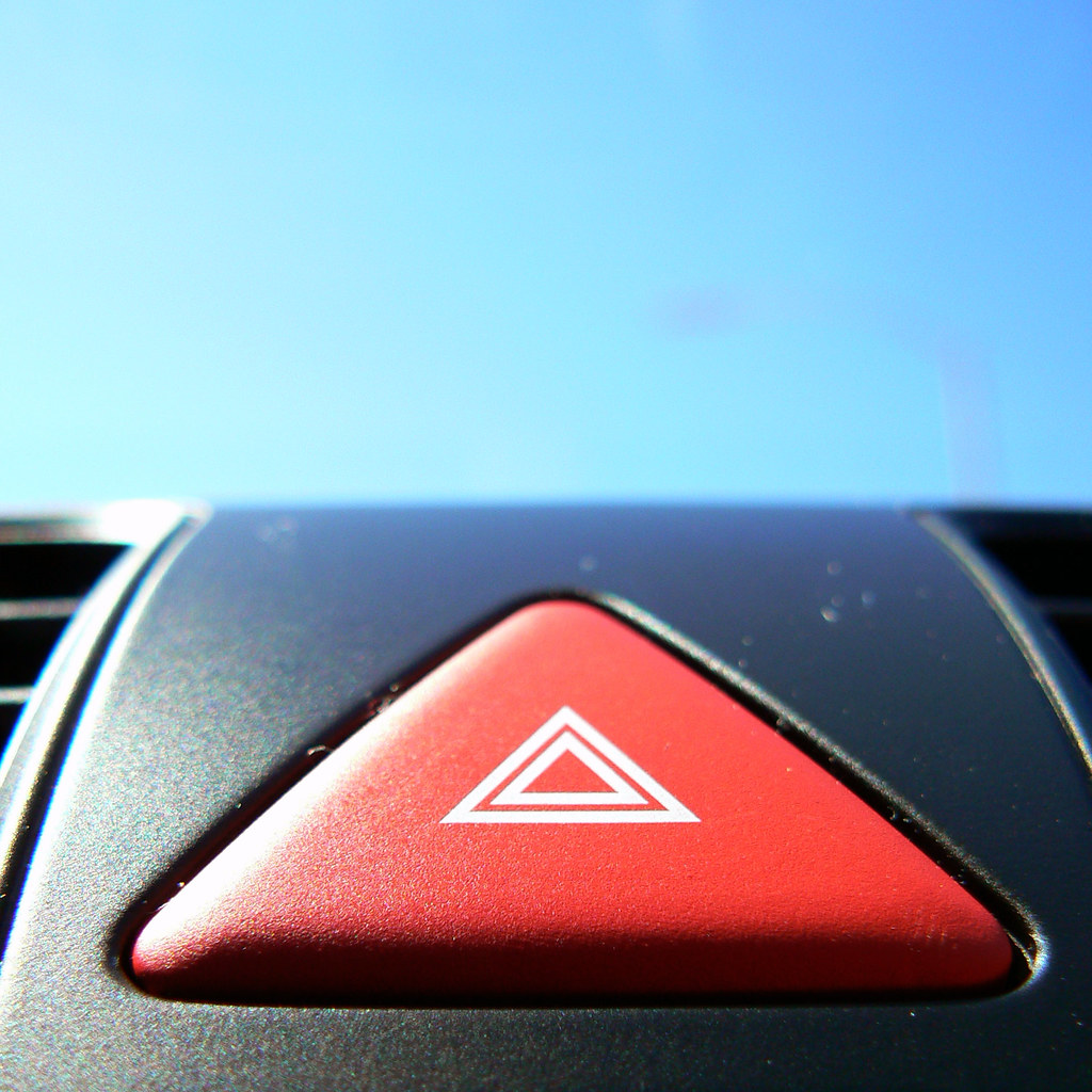 Hazard | The hazard light button on my GTI. Both my lens and… | Flickr