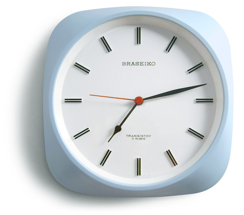 Braseiko Transistor Wall Clock, 1960s