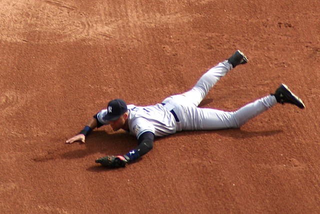 Jeter Catch Derek Jeter | Derek Jeter makes a diving catch on a line dri… | Flickr