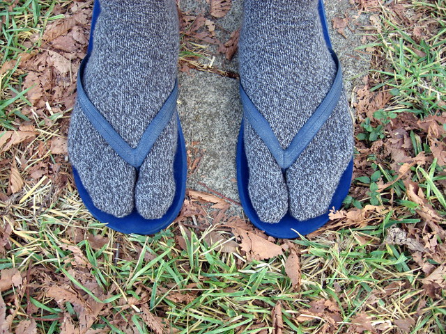 Flip-Flop Socks Close-Up