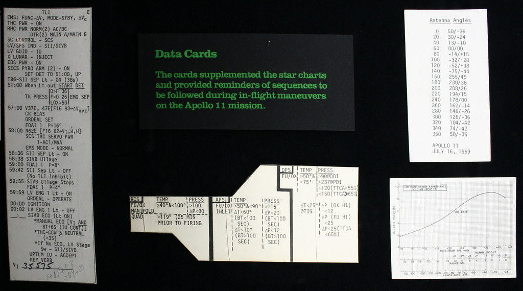 Apollo 11 Data Cards | The programs and processes used on th… | Flickr