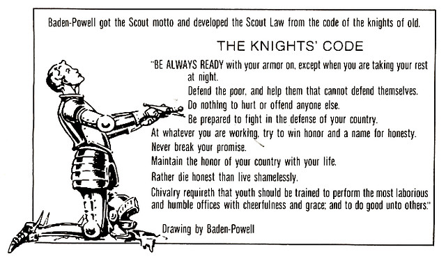 what is the knights code of chivalry