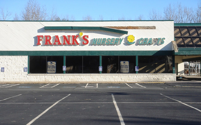 Vacant Franks Nursery & Crafts; Farmington, CT