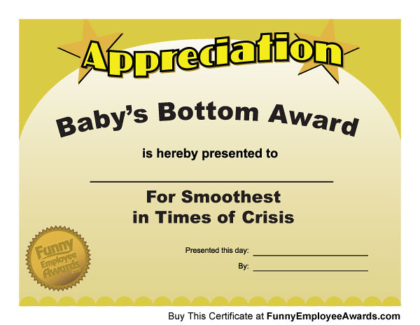 Sample Certificate of Appreciation | Find more of my funny a… | Flickr