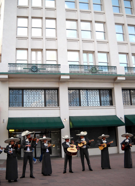 Mariachi Singing in the walkside