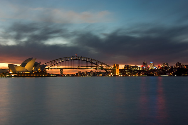 Golden Sunset over Sydney Harbour