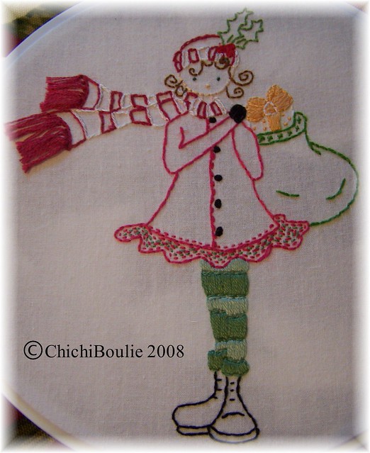 Introducing Chichibouliel's Embroidery Pattern RED/GREEN