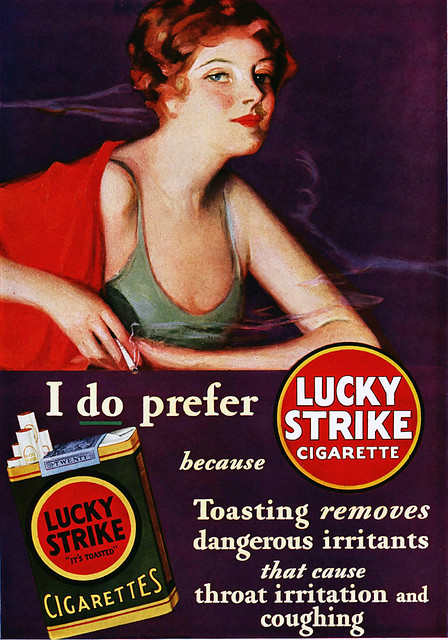 When smoking wasn't evil, advertisement from a tobacco friendlier time