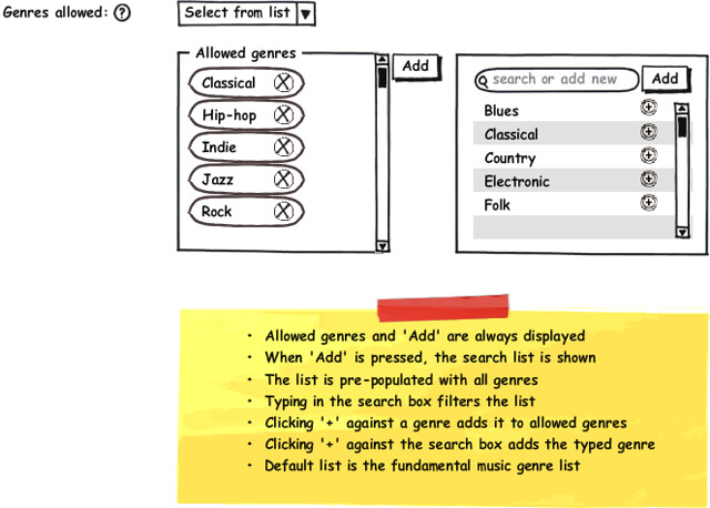 Thoughts on a new genre interface | The existing one is slow… | Flickr