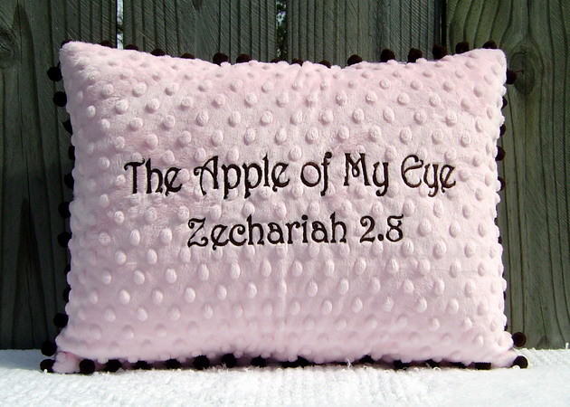Scripture Baby Pillow