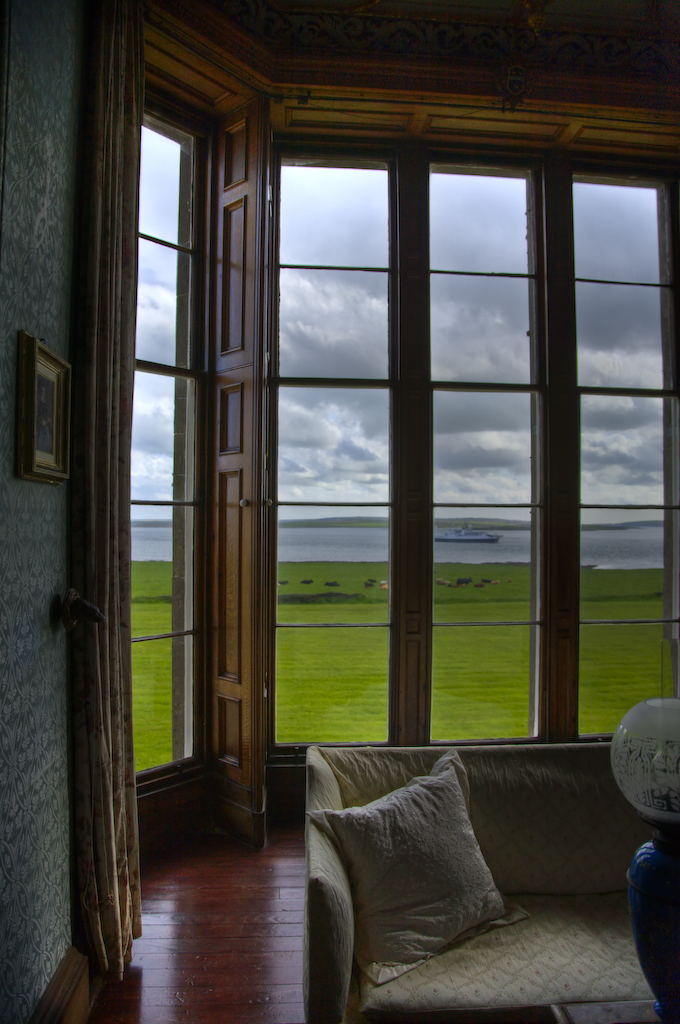 View from the Balfour Castle