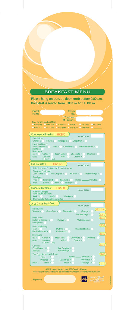 Knob Menu door knob menu | Cho Fung Leung | Flickr
