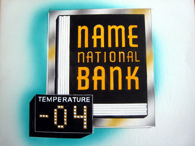 Name National Bank Sign