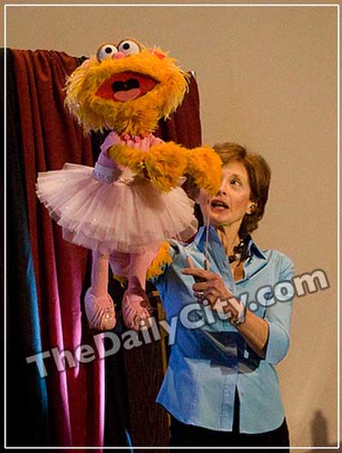Sesame Street puppeteer Fran Brill and Zoe