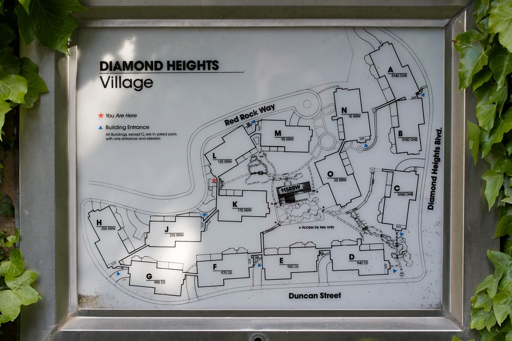 Diamond Heights Village map | Marcin Wichary | Flickr