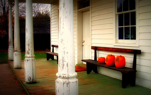 Pumpkins on the Bench | by arclithe