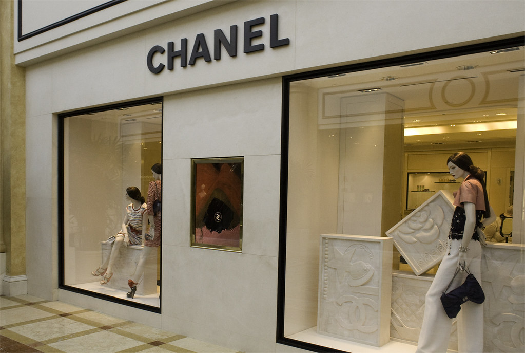 Chanel, The Chanel store inside the shops at Ceasers Palace…