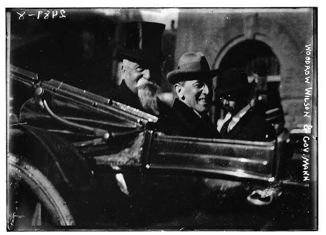 Woodrow Wilson & Gov Mann  (LOC)