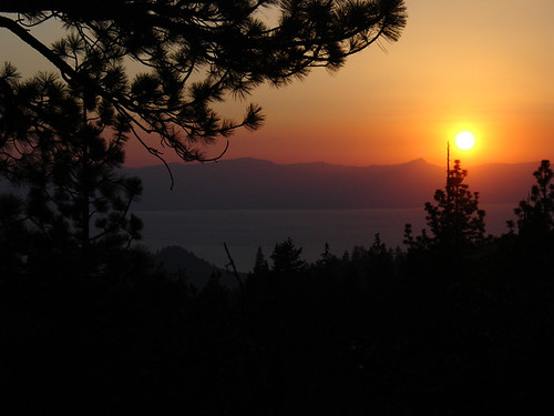 trees sunset lake south nevada tahoe laketahoe grade sierra summit kingsbury stateline dagget