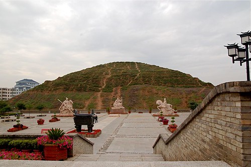 china site pyramid historic tai nan hu liang qinghai xining