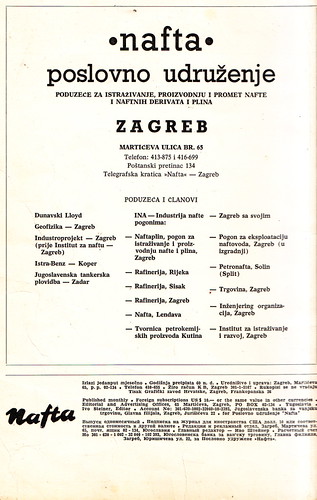 About Journal 'Nafta' | by Economic History of Croatia - Hrvatska gospodarska