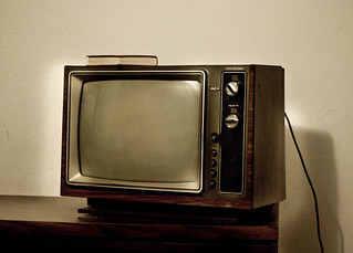 yet another shot of the old tv in chinook motel | by gothopotam