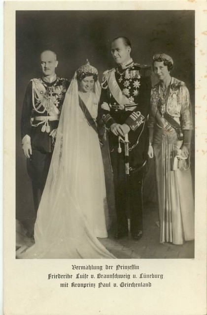 Heirat Kronprinz Paul von Griechenland mit Friederike von Hannover