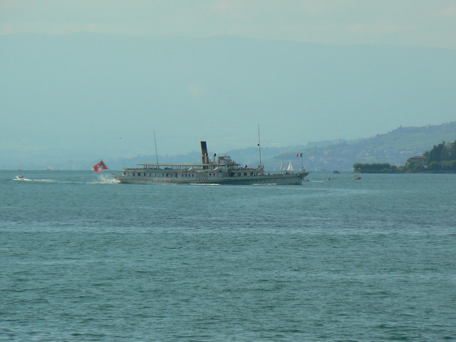 Paddle Steamer 'Montreux', at Montreux