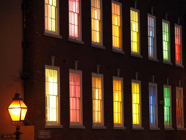 The House of Many Colours, Nottingham by Night