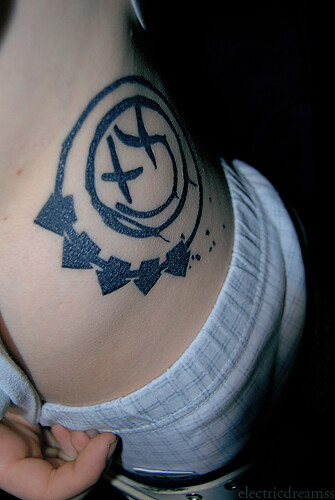 blink182 tattoo | dave's tattoo (: | Jèssica . | Flickr