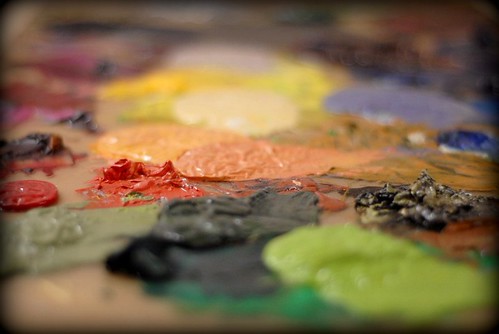 printing pigment landscape | by gwendolyn true