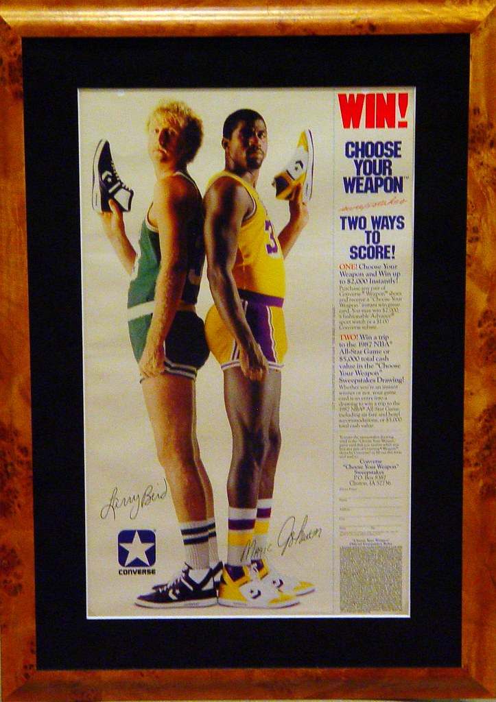 1986 Converse Basketball Shoes Advertising Piece Featuring… | Flickr