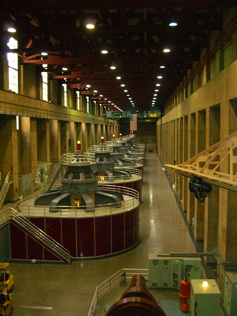 Inside Hoover dam