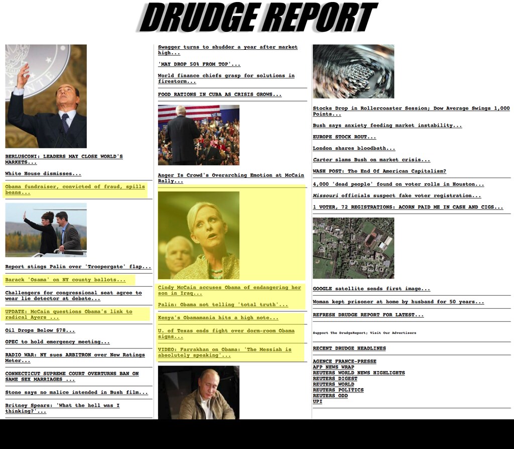 drudge report bias