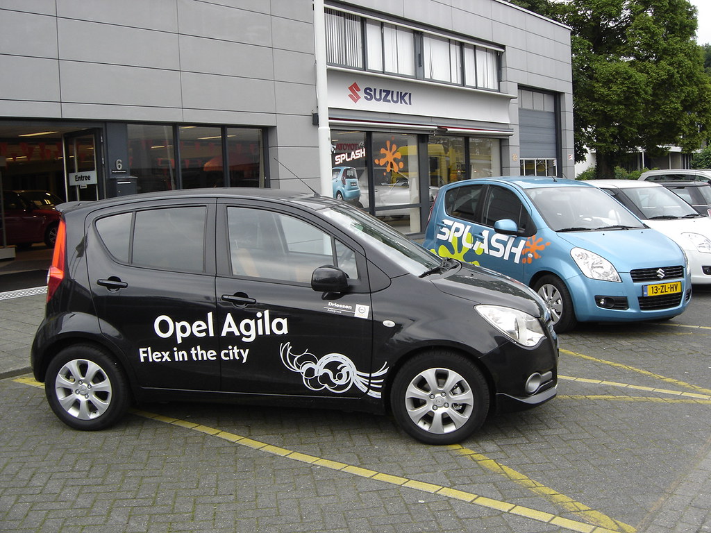 Eindhoven: Opel Agila and Suzuki Splash, The Opel Agila and…
