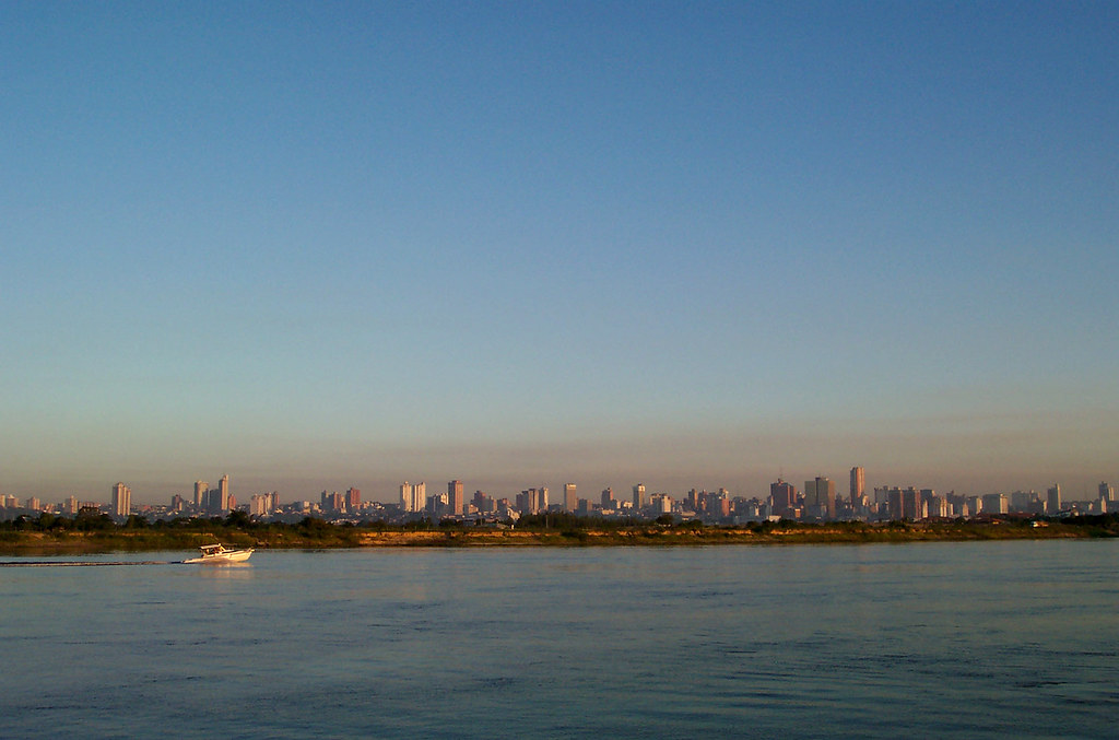 Asuncion desde el rio | A boat travels on the Paraguay River… | Flickr