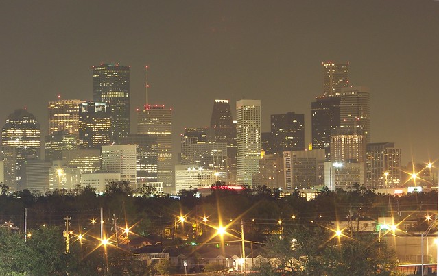 Houston Skyline from Robertson Stadium