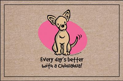 Better with a Chihuahua - Funny Doormat